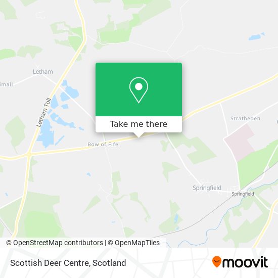 Scottish Deer Centre map