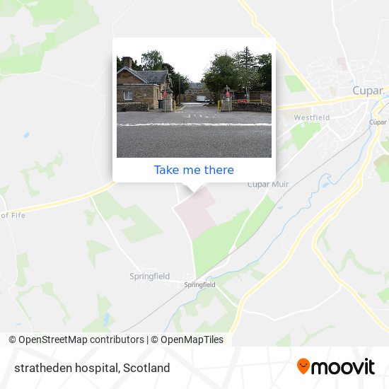 stratheden hospital map