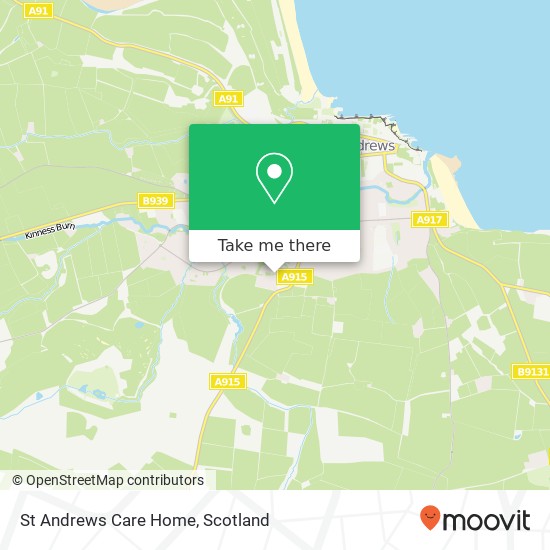 St Andrews Care Home map