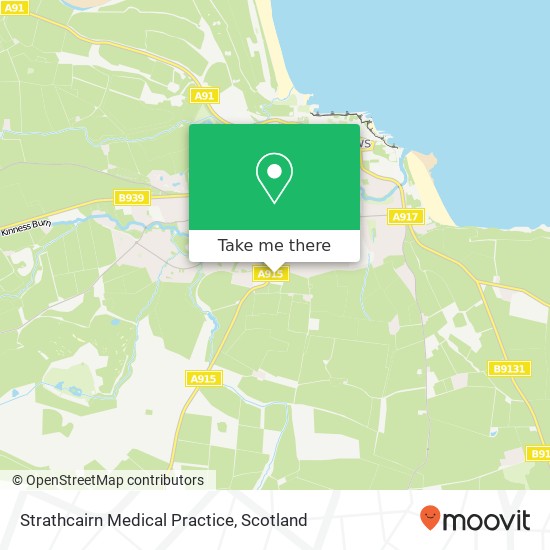 Strathcairn Medical Practice map