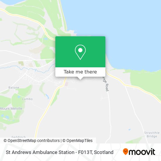 St Andrews Ambulance Station - F013T map