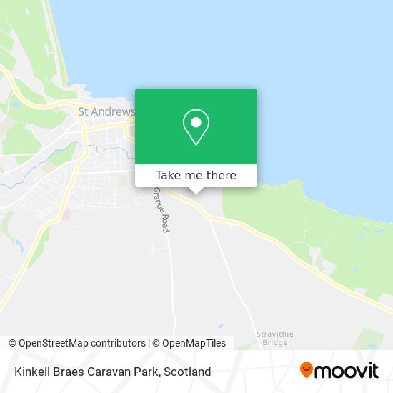 Kinkell Braes Caravan Park map