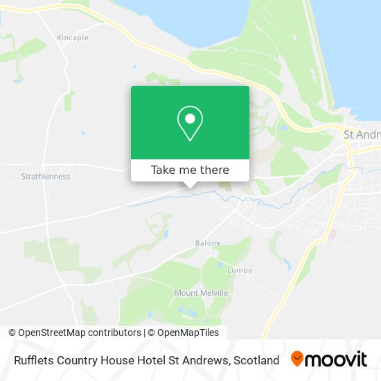 Rufflets Country House Hotel St Andrews map