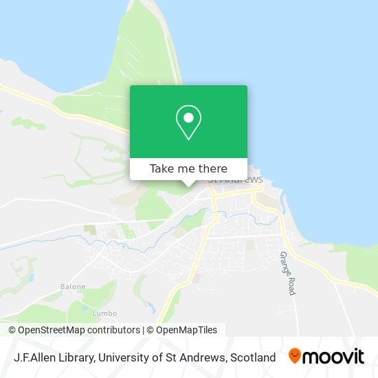 J.F.Allen Library, University of St Andrews map