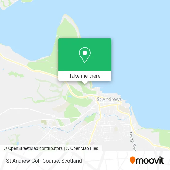 St Andrew Golf Course map