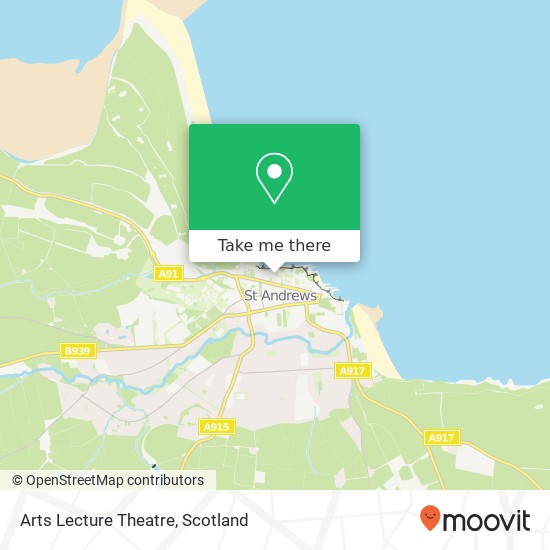 Arts Lecture Theatre map