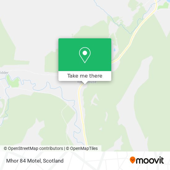 Mhor 84 Motel map