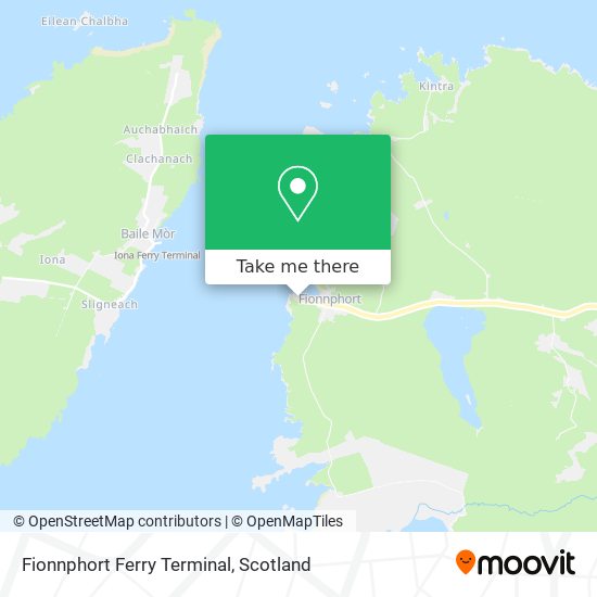 Fionnphort Ferry Terminal map