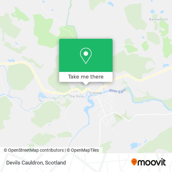 Devils Cauldron map