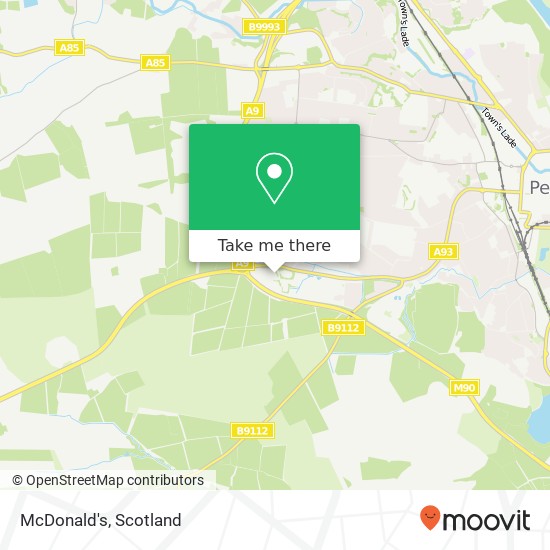 McDonald's map