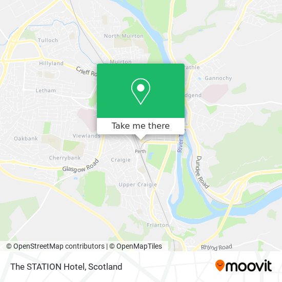 The STATION Hotel map