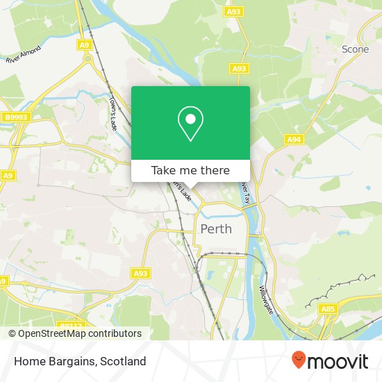 Home Bargains map