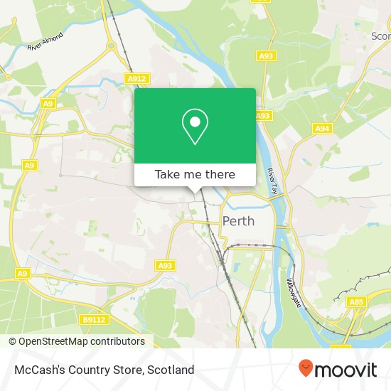 McCash's Country Store map