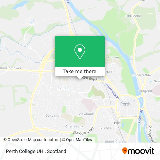 Perth College UHI map