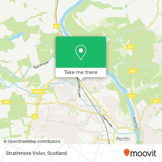 Strathmore Volvo map