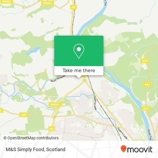 M&S Simply Food map