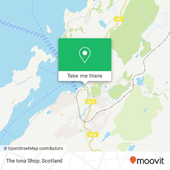 The Iona Shop map