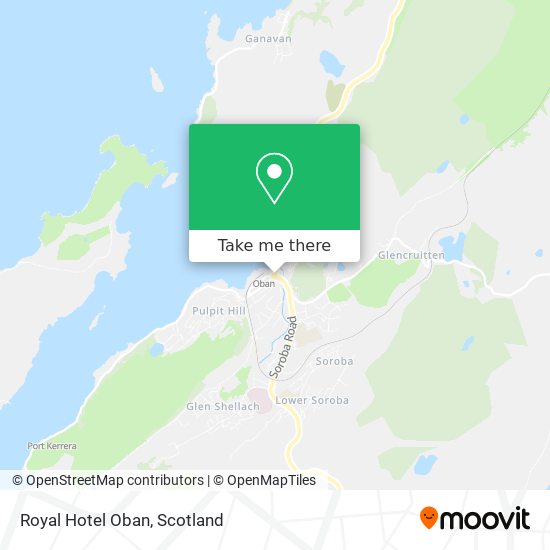 Royal Hotel Oban map