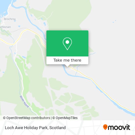 Loch Awe Holiday Park map