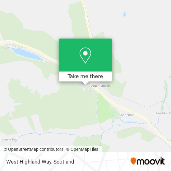 West Highland Way map