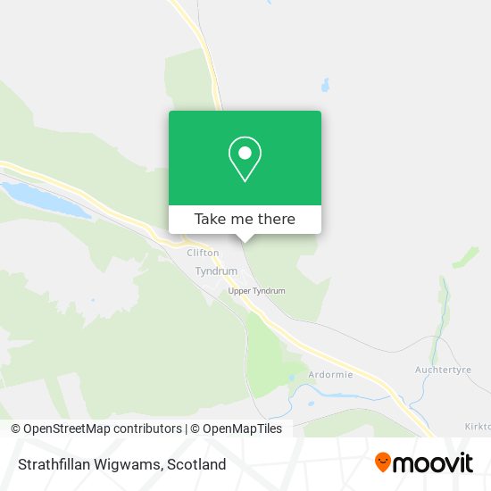 Strathfillan Wigwams map