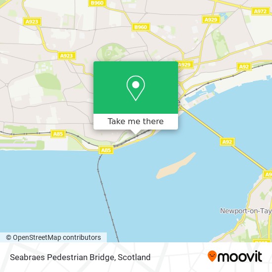 Seabraes Pedestrian Bridge map