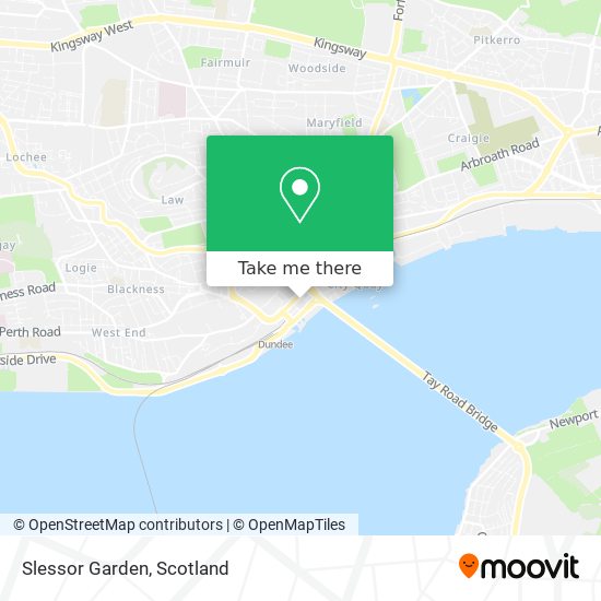 Slessor Garden map