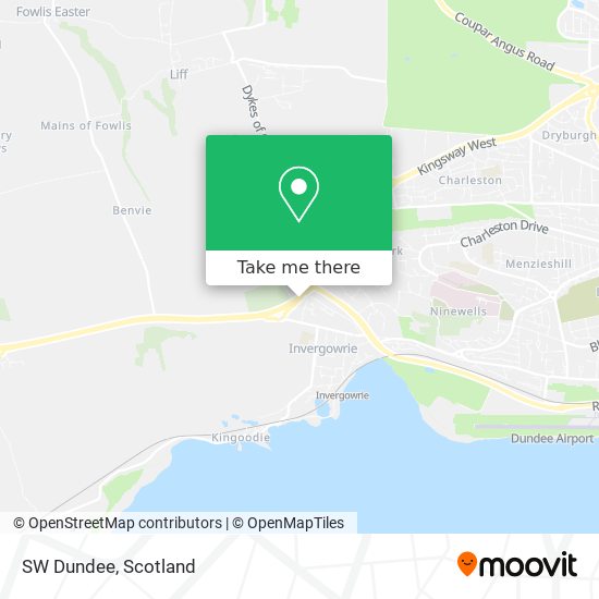 SW Dundee map