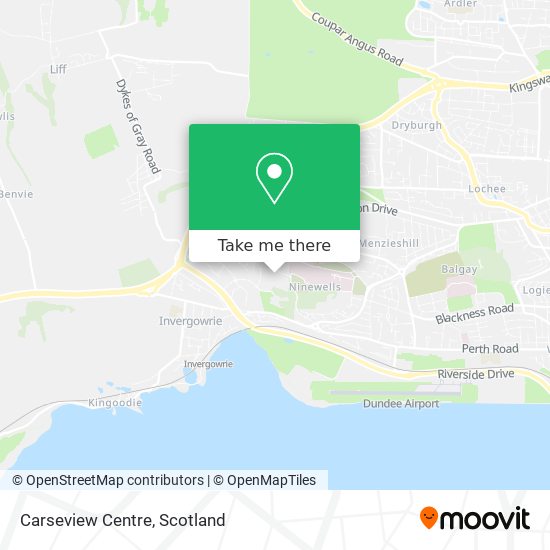 Carseview Centre map