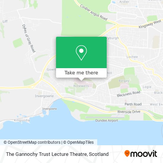 The Gannochy Trust Lecture Theatre map