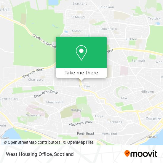 West Housing Office map
