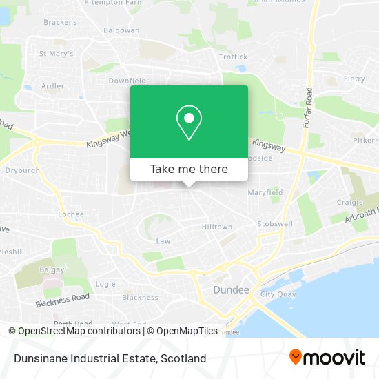 Dunsinane Industrial Estate map