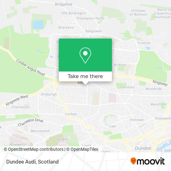 Dundee Audi map