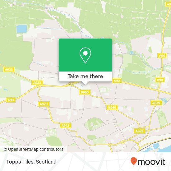 Topps Tiles map