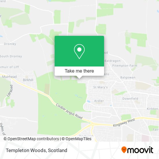Templeton Woods map