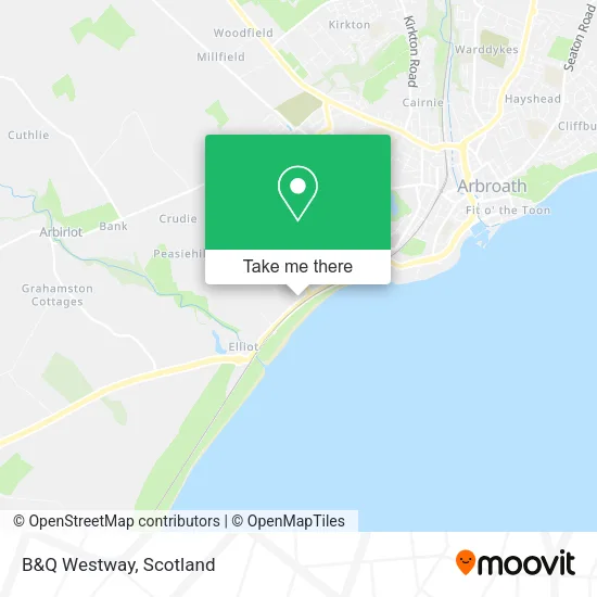B&Q Westway map