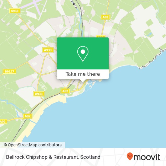 Bellrock Chipshop & Restaurant map
