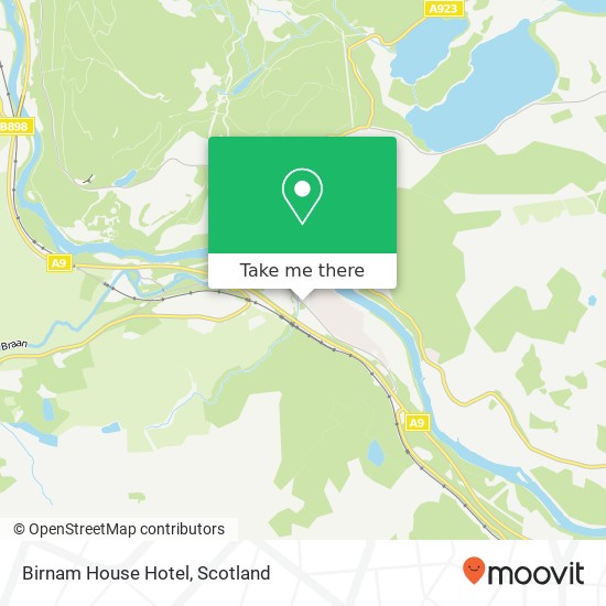 Birnam House Hotel map