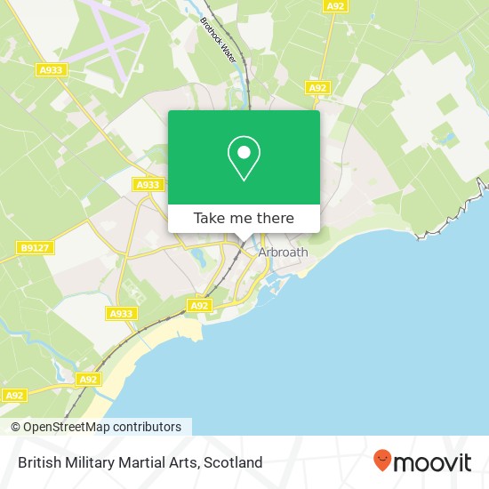 British Military Martial Arts map