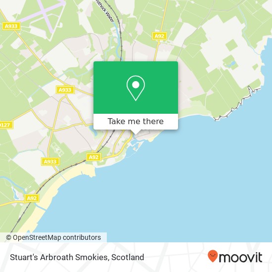 Stuart's  Arbroath Smokies map