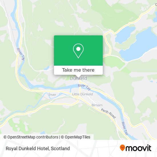 Royal Dunkeld Hotel map