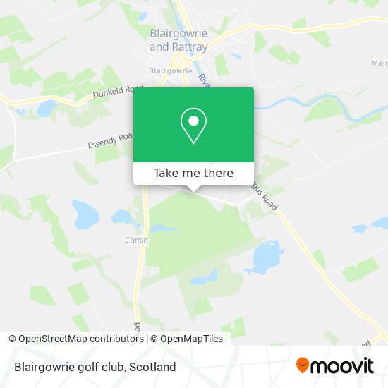 Blairgowrie golf club map