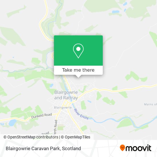 Blairgowrie Caravan Park map