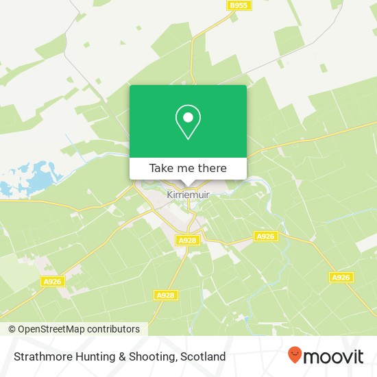 Strathmore Hunting  & Shooting map