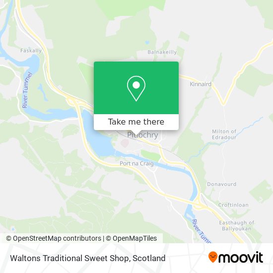 Waltons Traditional Sweet Shop map