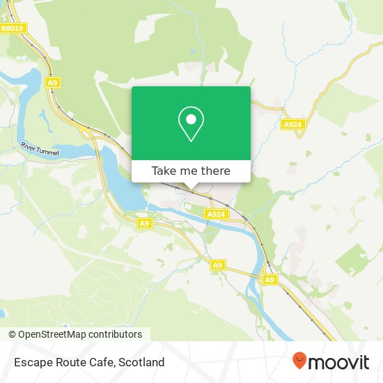 Escape Route Cafe map