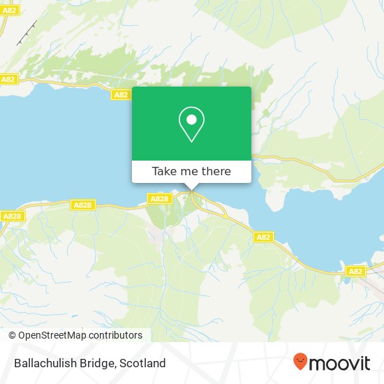 Ballachulish Bridge map