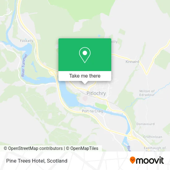 Pine Trees Hotel map
