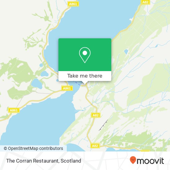 The Corran Restaurant map