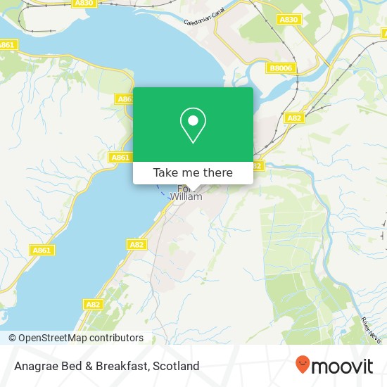 Anagrae Bed & Breakfast map